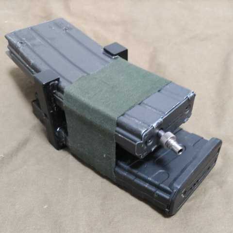 東京マルイ M4 MWS CO2 外部ソース 多弾 マガジン 自作品 (検索 東京マルイ M4 MWS CO2 外部ソース 多弾 マガジン 自作品 (検索