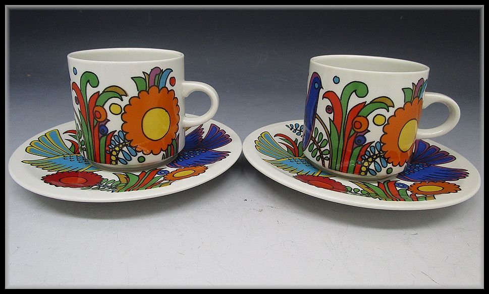 ホワイトブラウン 【Villeroy\u0026Boch】アカプルコ コーヒカップ