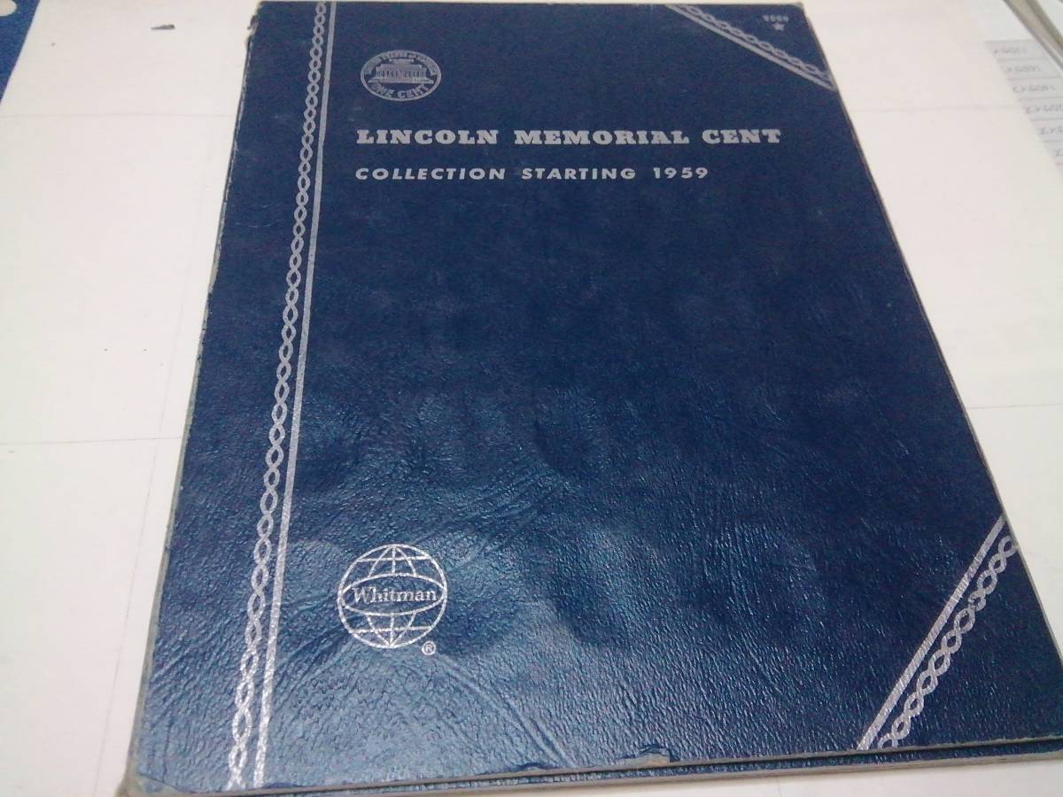アメリカ、リンカーン１C、1959/1982まで 年号コレクション＝米国専用アルバム収納47種類、の画像1