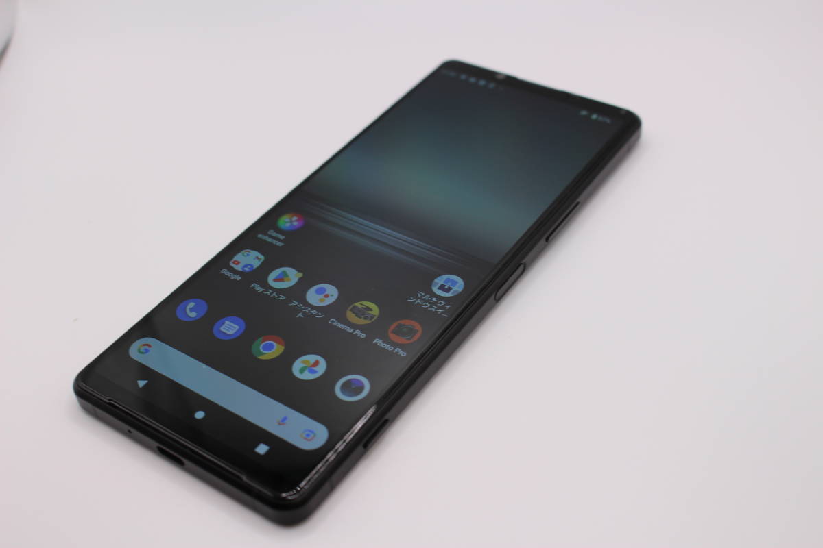 美品】Xperia 1Ⅱ/国内版SIMフリー/Dual SIM/XQ-AT42/フロストブラック