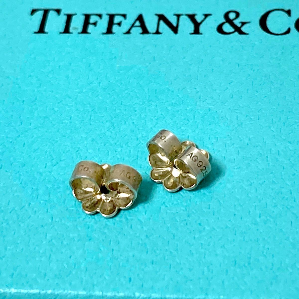 美品】ティファニー/TIFFANY&Co. オリーブリーフ ハート ピアス両耳