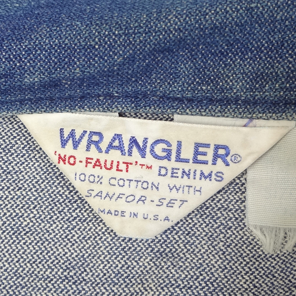 ラングラー Wrangler 米国製 USA製 ジージャン アメリカ製 デニムジャケット JEANS 古着 MADE IN THE USA_画像4