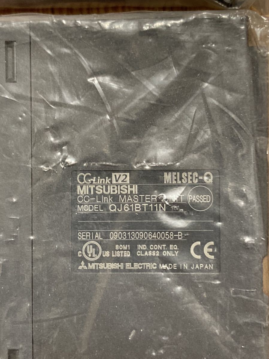 未使用品 三菱電機 CC-Link リモートI/Oマスターユニット QJ61BT11N 2