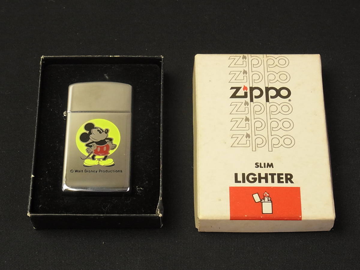 azt111 蔵出 ZIPPO オイルライター ミッキーマウス Walt Disney