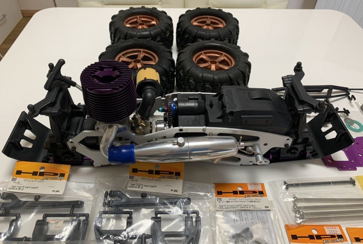 hpi HOT BODIES サベージ 途中組み立て 入手なホットボディーズ
