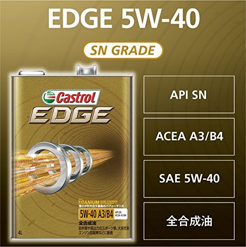 【新品】GG4L カストロールPX-FGエンジンオイル EDGE 5W-40 4L 4輪ガソリン/ディーゼル車両用全合成油 Ca_画像2