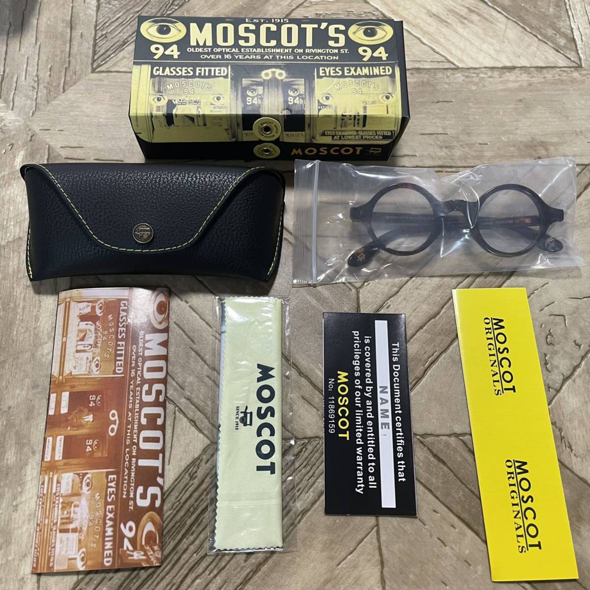 MOSCOT ZOLMAN モスコット ゾルマン 鼈甲 42 1001bornes.com