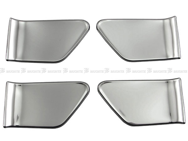 アリア FE0 超鏡面 ステンレス メッキ インナー ドア ハンドル カバー 皿 4PC ガーニッシュ ベゼル パネル フィニッシャー INS－DHC－172_画像2