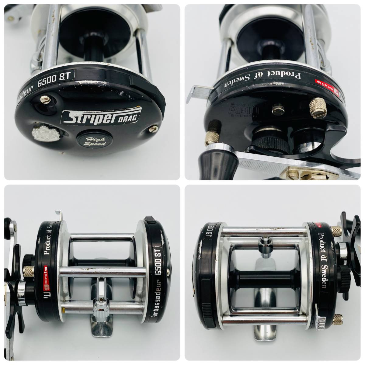 即決 希少 82年 ABU アンバサダー 6500ST Striper ストライパー 即決 希少 82年 ABU アンバサダー 6500ST Striper ストライパー