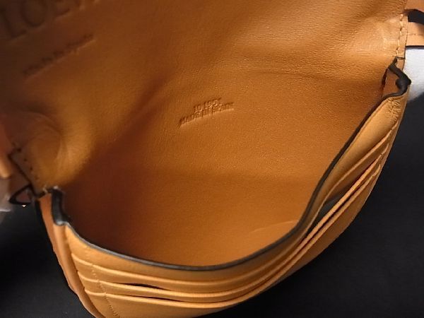 □極美品□ LOEWE ロエベ ヒールポーチ アナグラム レザー ショルダー