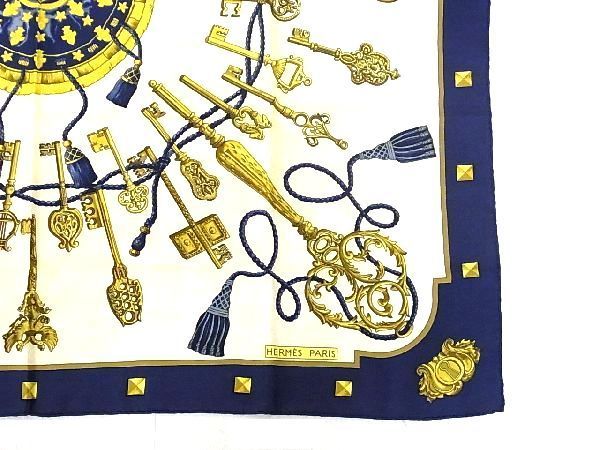 限定 クーポン10% 【美品】HERMES/エルメス シルク ストール スカーフ