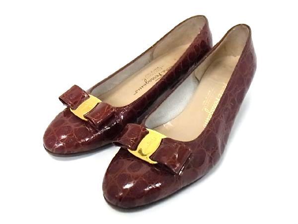 ヤフオク! - 1円 Salvatore Ferragamo フェラガモ 338 ヴァラ