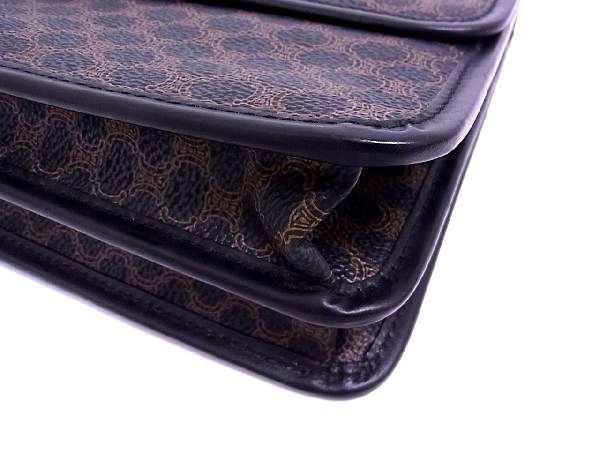 □新品□未使用□ CELINE セリーヌ マカダム柄 PVC×レザー クラッチ