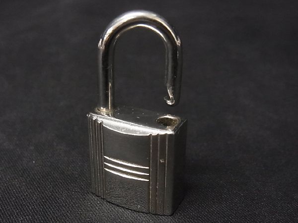 極 HERMES エルメス カデナ 南京錠 パドロック 121 鍵 キー シルバー系