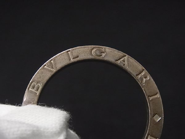 1円 BVLGARI ブルガリブルガリ SV925 キーリング ペンダントトップ