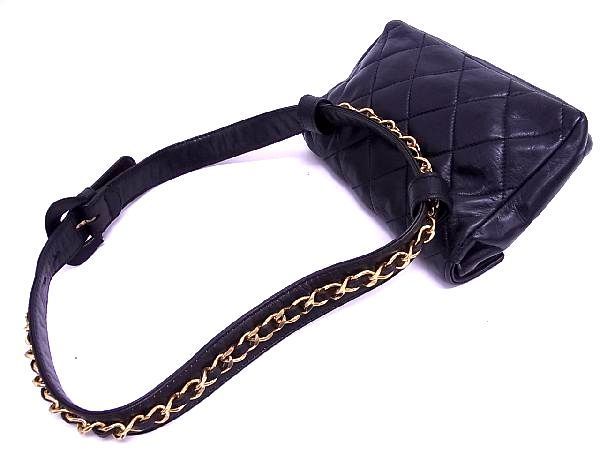 1円 □美品□ CHANEL シャネル ココマーク マトラッセ ラムスキン