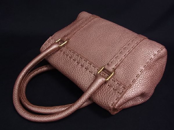 1円 □新品同様□ FENDI フェンディ セレリア レザー