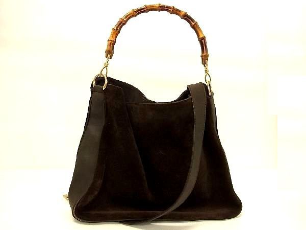 ヤフオク! - 1円 GUCCI グッチ 00137541577 バンブー スエー