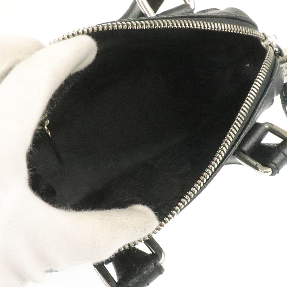 シャネル CHANEL タッセル ミニボストンバッグ ブラック レザー 中古A 269678_画像7