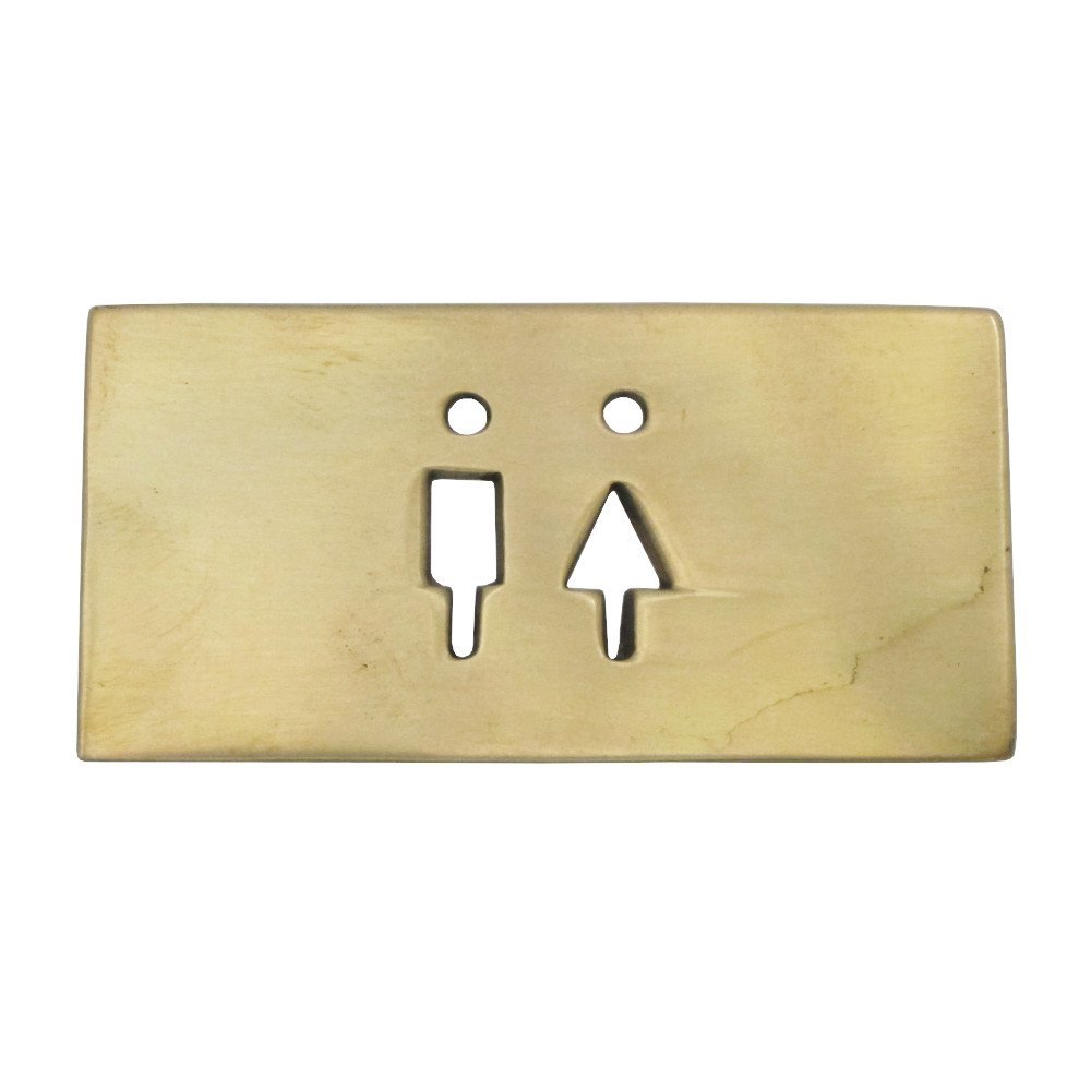 ブラスサイン Toilet S トイレ ドアプレート サインプレート アンティーク調 ダルトン ブラスサイン トイレット BRASS SIGN TOILET