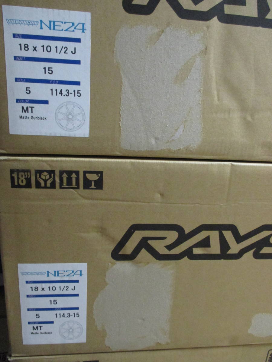 ◆GT-Rサイズ VOLK RACING NE24 18×10.5J +15 5H-114.3 MT 4本◆RAYS レイズ ボルクレーシング BNR32 33 34 TE37 SAGA SL CE28 ZE40 37V _画像9