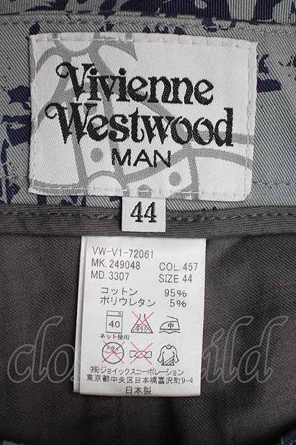 【送料無料】MAN 格子ptサルエルパンツ Vivienne Westwood MANヴィヴィアンウエストウッド 22-10-09-077h-1-pa-OD-ZT136_画像3