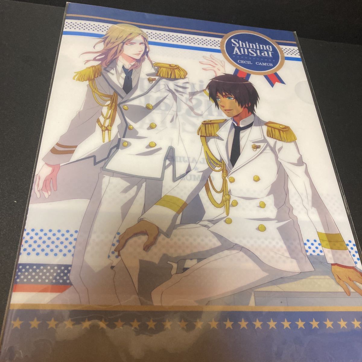 うたの☆プリンスさまっ♪ E-4賞 クリアファイルセット 愛島セシル カミュ 2枚入り グッズ うたプリ クリアファイル SHINING STORE LOT_画像1