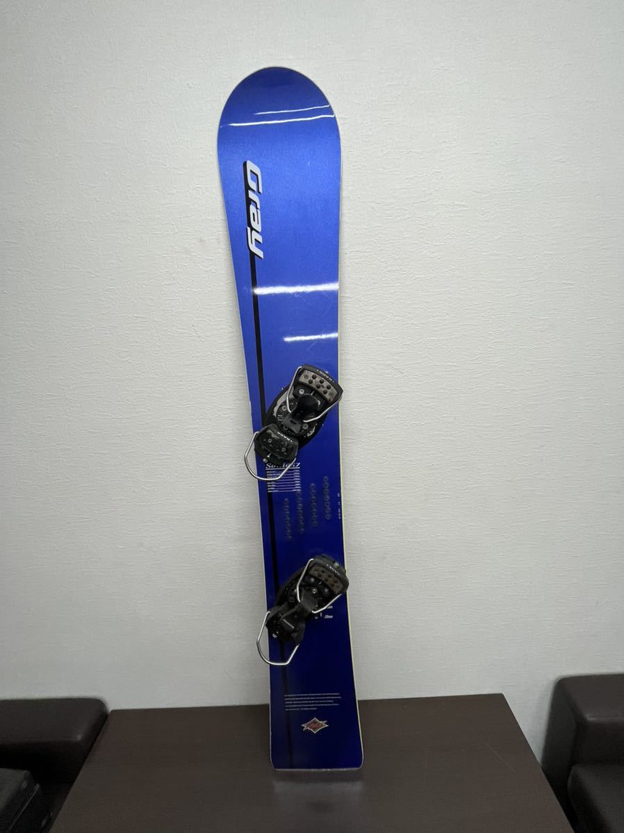 Gray スノーボード アルペン 板 Sonic57 ソニック 青 ブルー SNOWPRO ビンディング付 中古品 157cm グレイ ボード