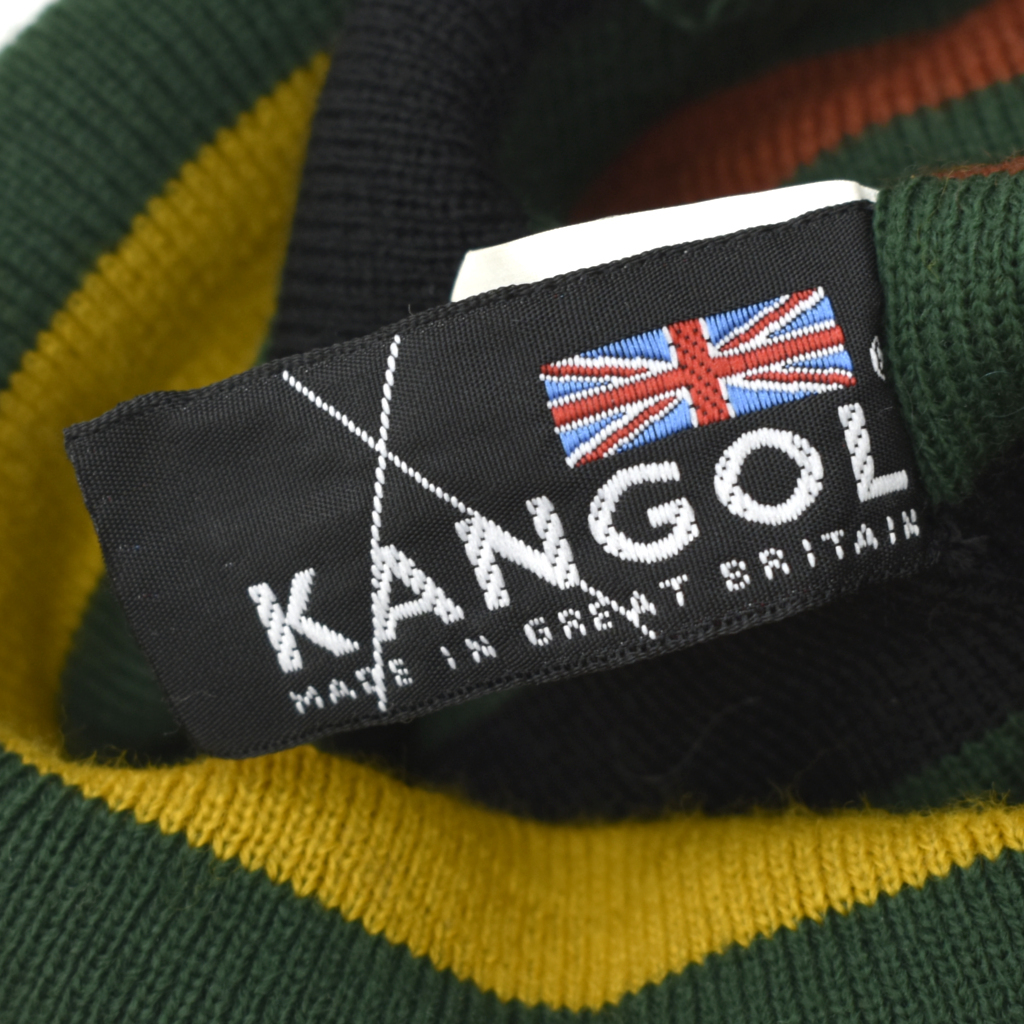  beautiful goods rare Britain made VINTAGE KANGOL Kangol long knit cap 