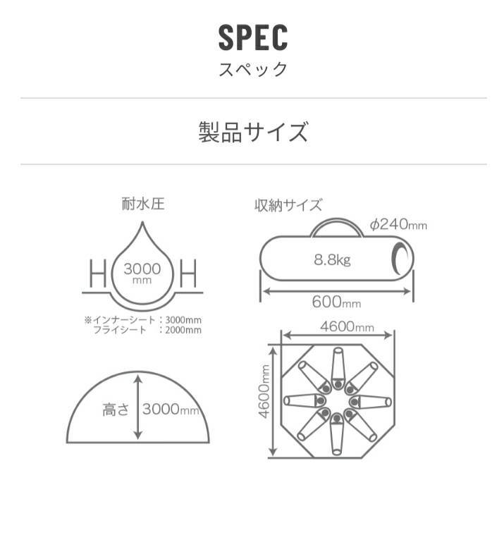 ドッペルギャンガー レインボーワンポールテント | www.rkinstruments