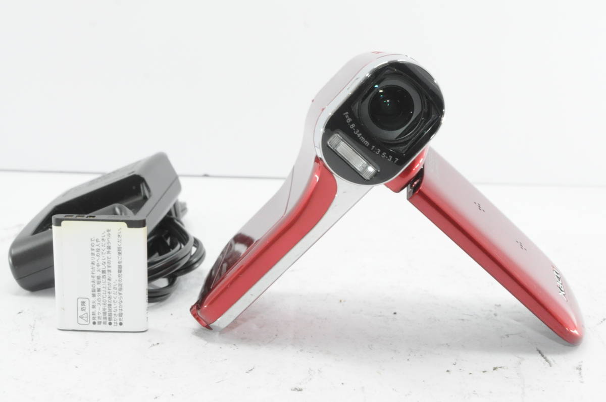 ☆超極上☆ サンヨー SANYO Xacti DMX-CG100 レッド ☆完動品 #7371