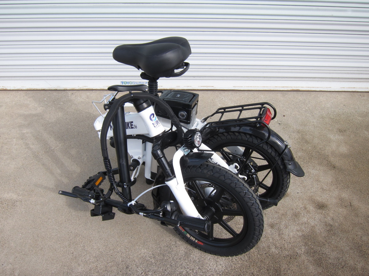 [ outlet ] MOBI-BIKE36 full electric ak with a self-starter mo pet 14 -inch white 