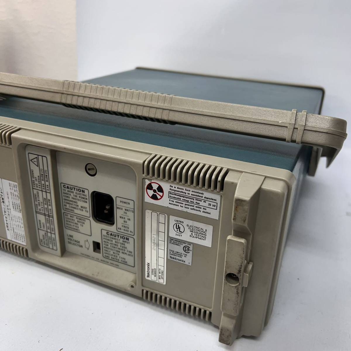 Tektronix 2210 オシロスコープ DIGITAL STORAGE OSCILLOSCOPE テクトロニクス 通電のみ確認 現状品_画像7