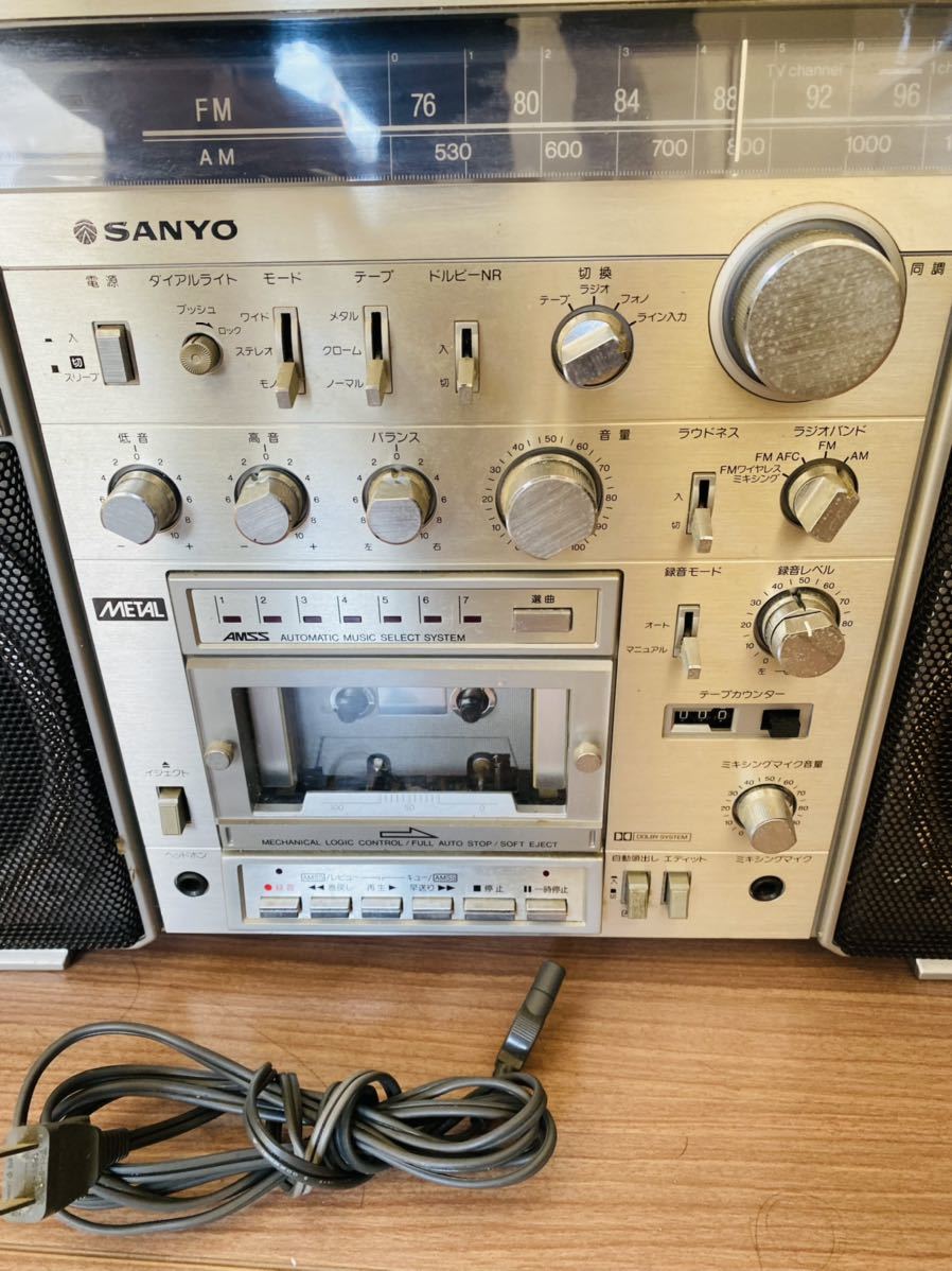 SANYO サンヨー MR-X920 昭和レトロ ラジカセ SANYO サンヨー MR-X920 昭和レトロ ラジカセ