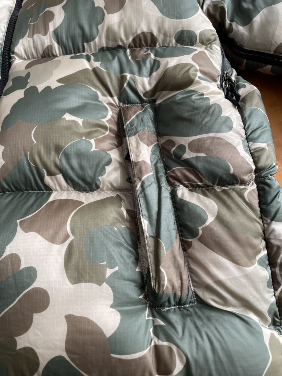 即決 希少 レア 美品 THE NORTH FACE ノースフェイス ヌプシ ダウン ジャケット Lサイズ タンカモ カモフラ 迷彩 光電子