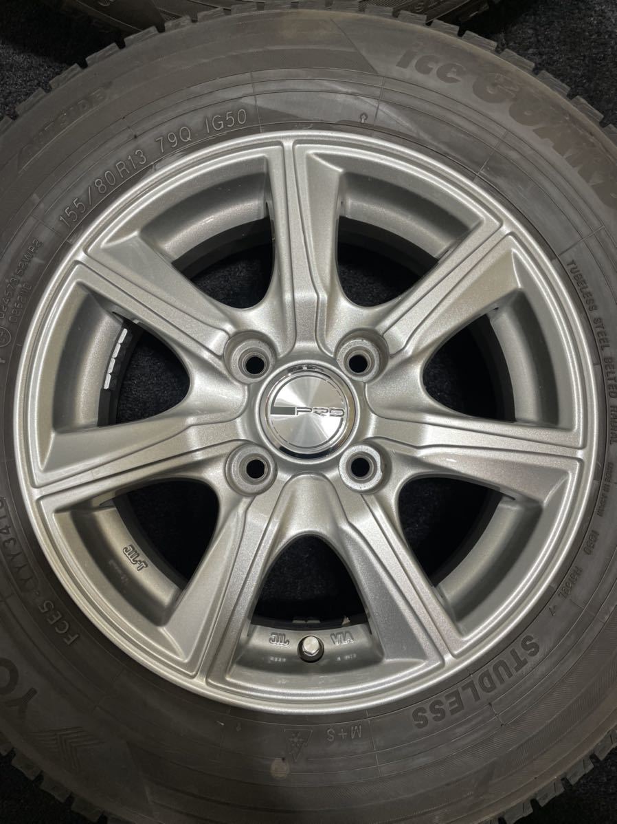 いのみにな 2012-330 155/65R13 2018年 4本 TRIPアルミ&ラジアル まっ