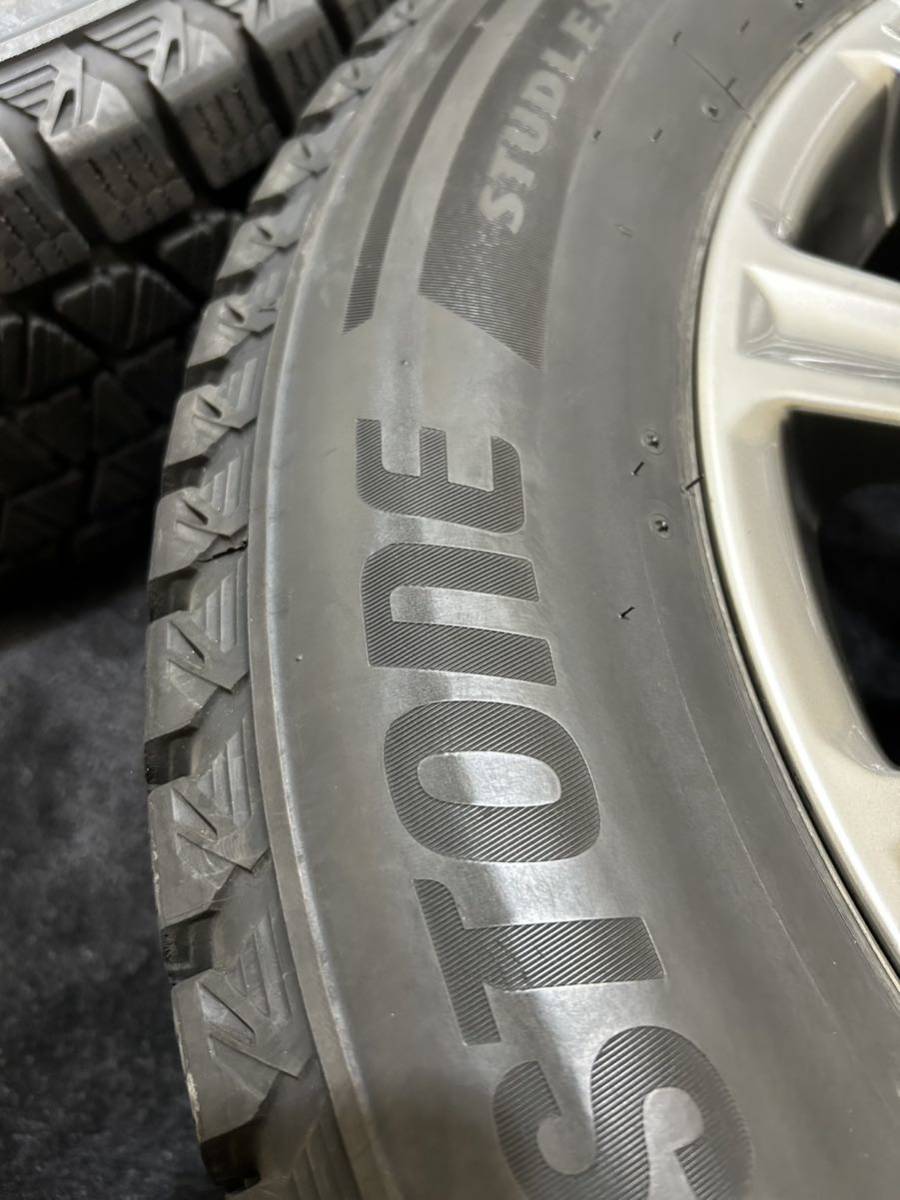 225/65R17 ブリヂストン/DM-V3 19年製 レクサス NX 純正 17インチ 7J ＋35 114.3 5H スタッドレス バリ山 4本 空気圧センサー付き ハリアー_画像5