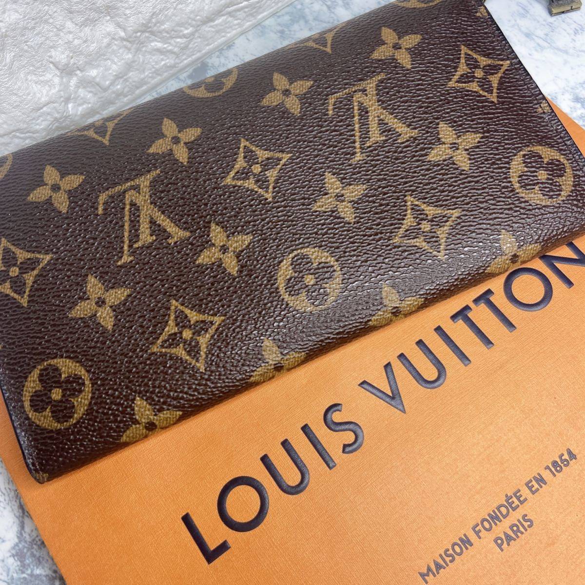 1円スタート！ルイヴィトンモノグラムポルトフォイユサラ長財布【希少廃盤品】良品 LOUIS VUITTON 22053_画像3