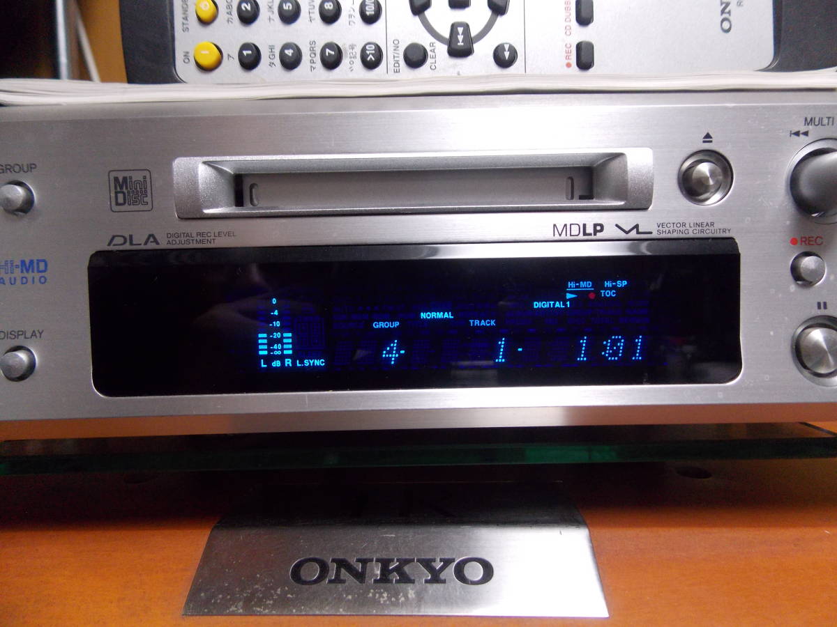 いただけま ヤフオク! - ONKYO MD-105FX 動作・状態良好 汎用リモコン