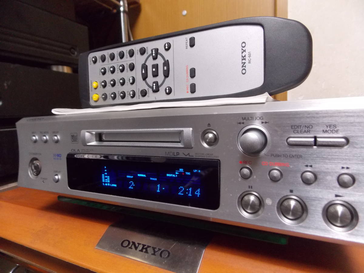 ONKYO MD-133 動作・状態良好 リモコン・取説付属 | mangement-and