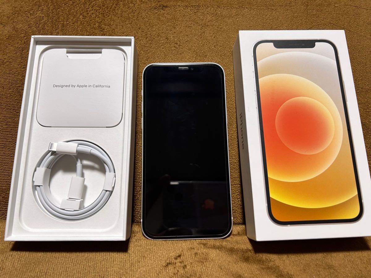 値下げしました 超美品 IPhone12 128GB ホワイト SIMフリー|PayPayフリマ