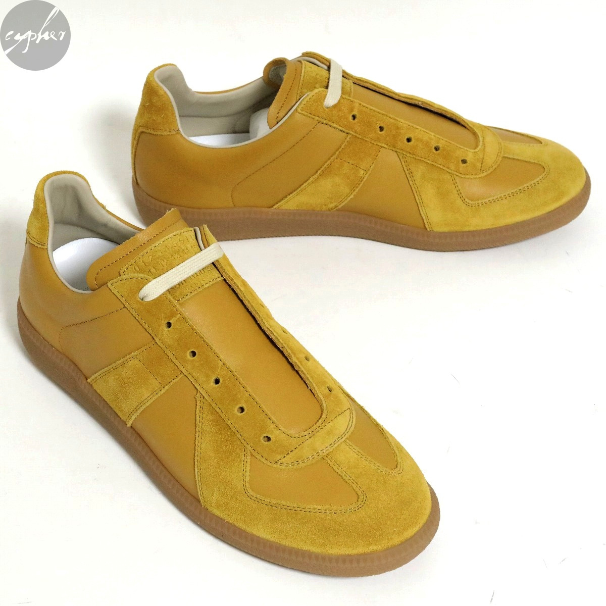 42 27cm 新品 22SS Maison Margiela 22 ジャーマントレーナー ナッパ