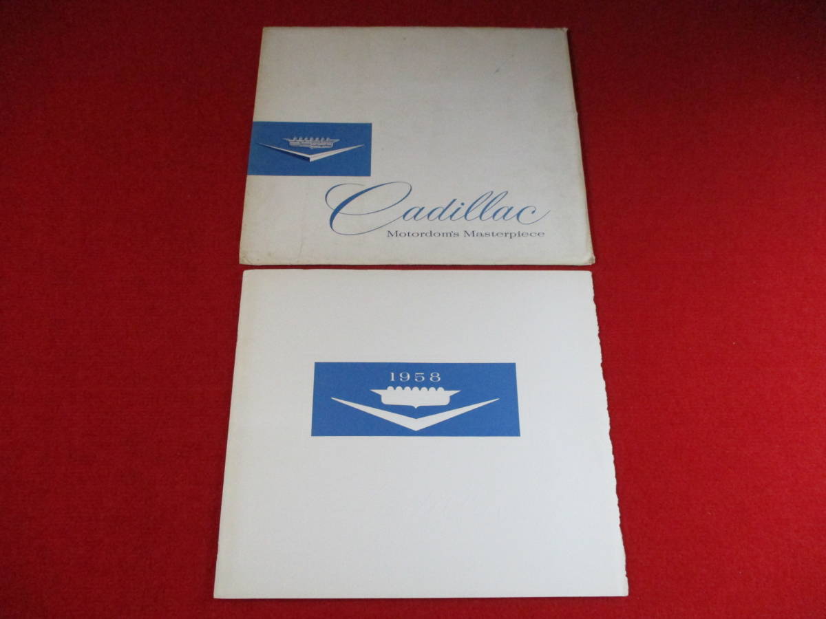 ★★　GM　CADILLAC　1958　昭和33　大判　カタログ　封筒付　★★
