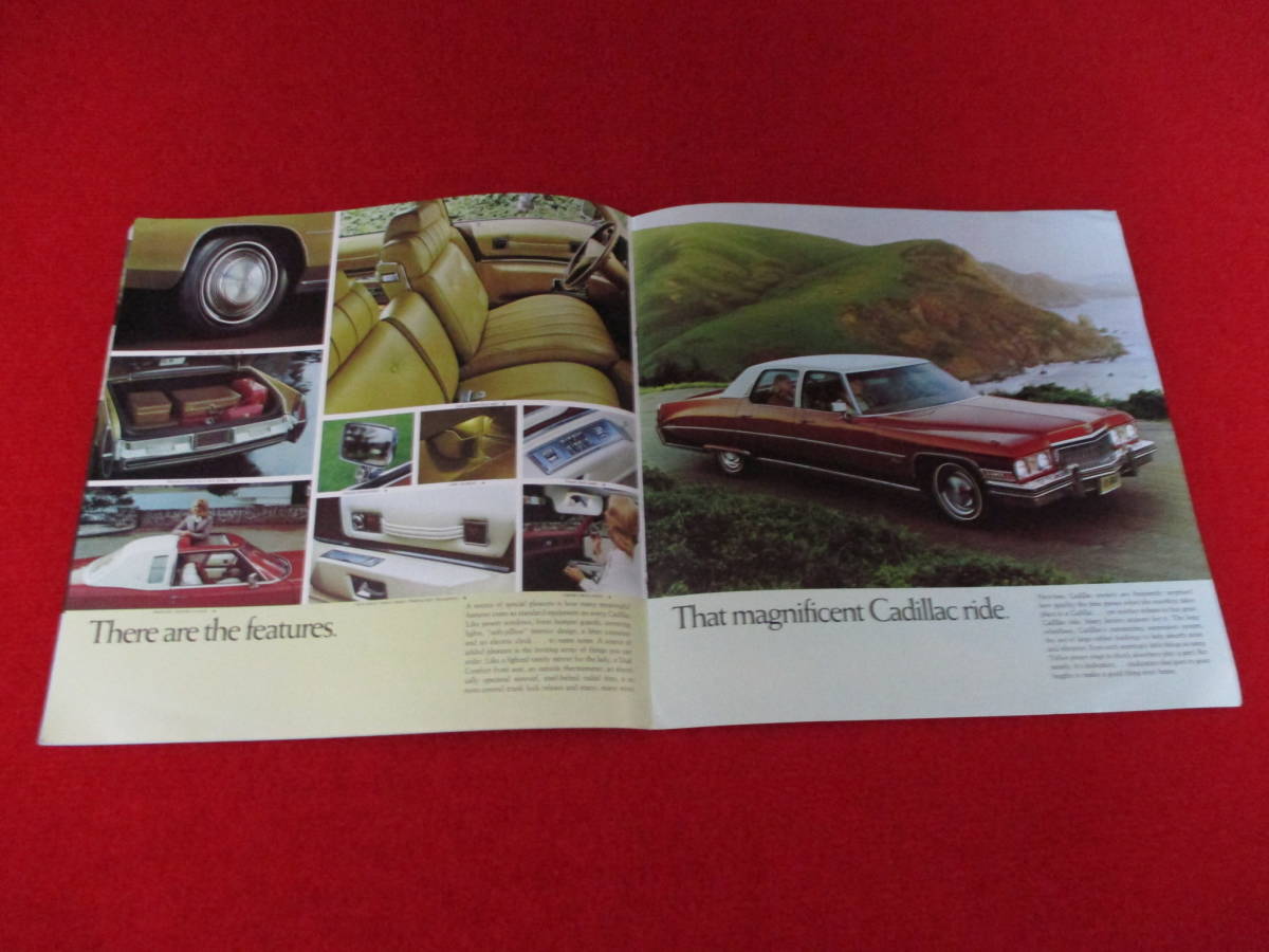 ★　GM　CADILLAC　1973　昭和48　大判　カタログ　②　★_画像3