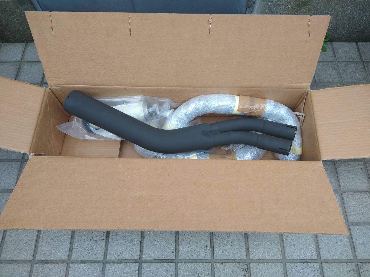 本物! GS400 黒鉄 マービング ショート 集合管 70パイ 艶消し GSX400E