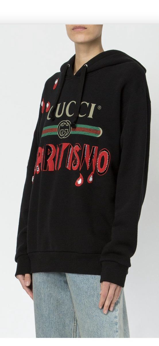 グッチ GUCCI 519679 X3N45 サイズ:XS ロゴ総柄パーカー SB01 www.anac