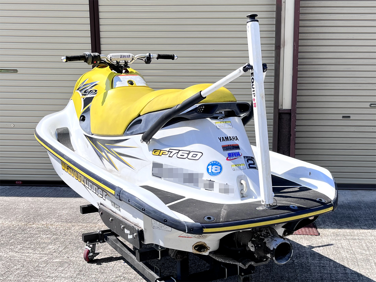 YAMAHA Wave Runner GP760 マリンジェット アワー58時間 ウェイクポール付き ヤマハ ジェットスキー ウェーブランナー_画像5