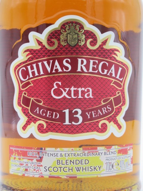  Chivas Reagal 13 year extra ororoso Sherry casque 40 times 700ml