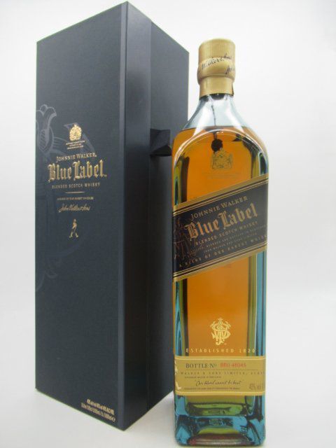 オシャレ ジョニーウォーカー ブルーラベル 43度 1750ml(豪華化粧