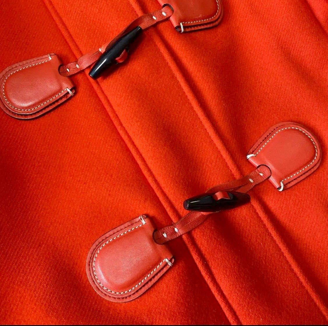 ヤフオク! - 送料無料 COACH 高級感 赤 朱色 ダッフルコート コ...